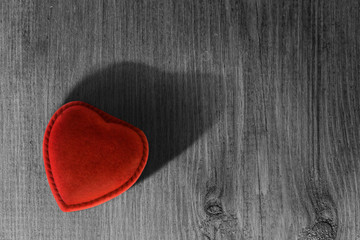 heart on the table