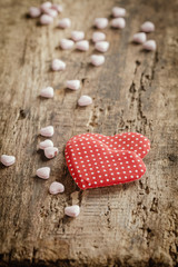 Two red hearts