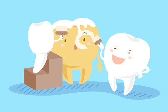 teeth whitening concept