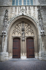 Fototapeta na wymiar French Cathedral doorways