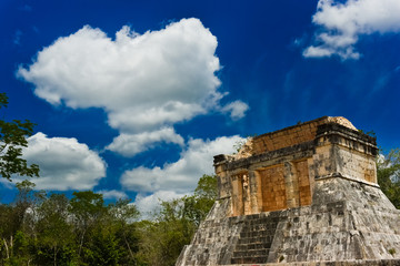 Chichen Itza's main guest seat of the whole stadium (diagonal)