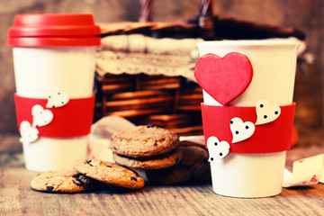 couple cup valentine day