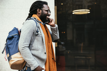 Fototapeta premium Businessman in the Street.