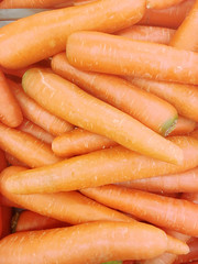 Organic carrot. Food background