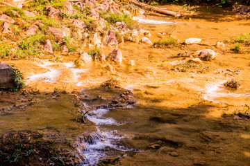 Water flowing in Doi Phu Nang national park