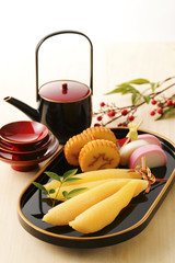 おせち料理　Japanese New Year dishes