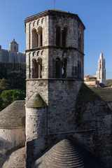 Fototapeta na wymiar Sant Pere de Galligants Monastery in Girona