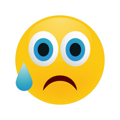 Crying emoticon.