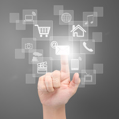  pressing modern social buttons