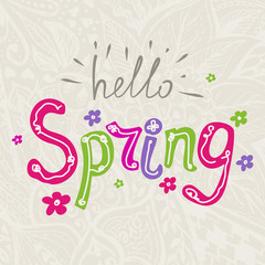 Hello spring