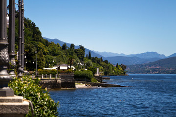 Seeufer in Verbania, Lago Maggiore