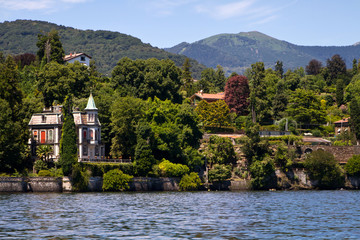 Fototapeta premium Seeufer in Verbania, Lago Maggiore