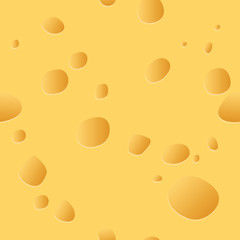 Yellow cheese seamless Pattern