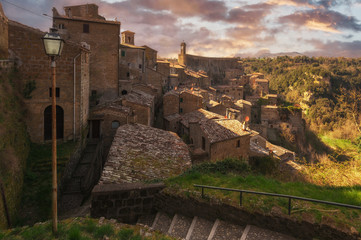 Beautiful medieval town in northern Tuscany, Sorano