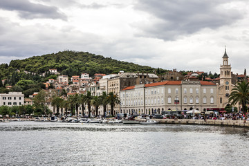 Croatia, Split panoramic city view