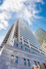 Fototapeta na wymiar tall buildings of new york