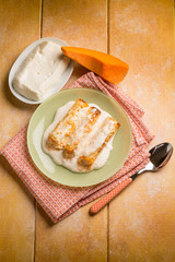 cannelloni pumpkin and cheese
