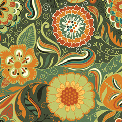 Fototapeta premium Abstract floral background. Vector. Element for design.
