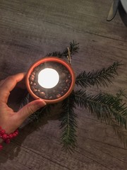 christmas candle 