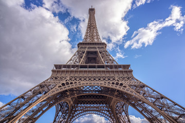 Fototapeta na wymiar The Eiffel tower, Paris France