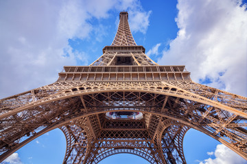 Fototapeta na wymiar The Eiffel tower, Paris France