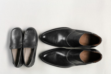 Leather men's shoes