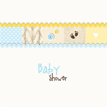 Baby shower - invitation, greeting card