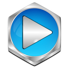 Play Button - 3D illustration