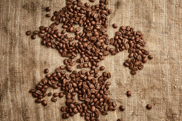 Vintage coffee background