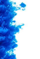 Obraz premium Splash of blue paint