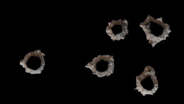 Multiple Bullet Holes 2