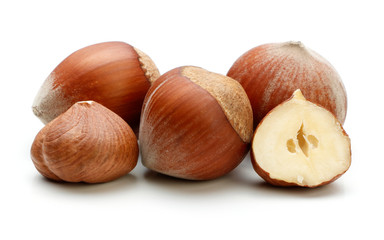 Hazelnut isolated