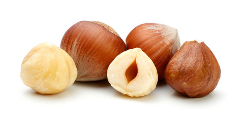 Hazelnut isolated