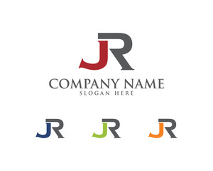 JR Letter Logo Icon 002