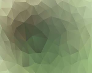 Abstract Green Triangle Background, Vector Illustration