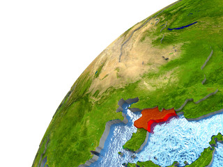 North Korea on Earth