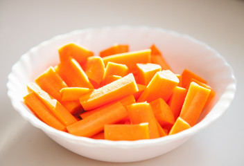 Fresh cutting carrot