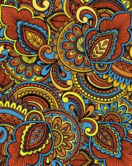 Abstract pattern made up of flower.Vector
