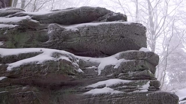 Buntsandstein, Monolith, Fels, Sandstein, 4K
