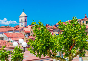 Capoliveri village of Elba island, Tuscany, Italy, Europe.