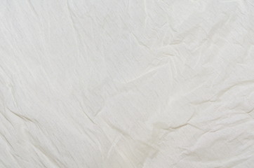 Fototapeta na wymiar White ivory wrapping crumpled paper texture background