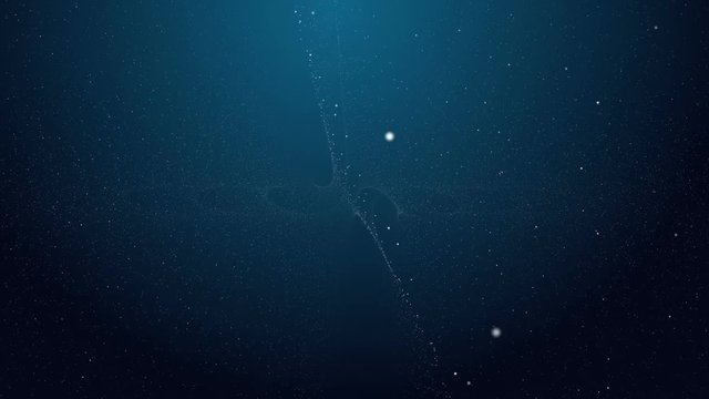 3d Background With Galaxy Dots Loopable