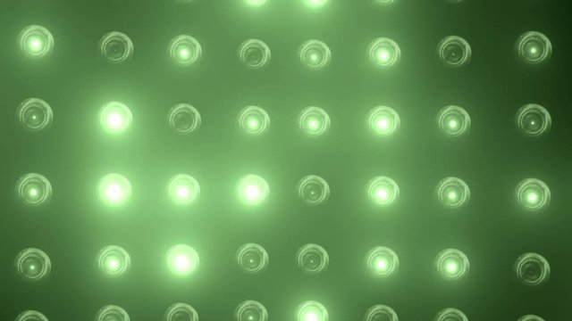 Wall Of Fashing Lights Rotating