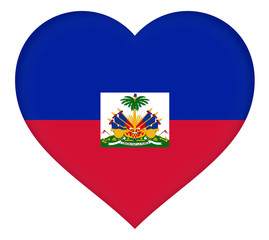 Flag of Haiti Heart