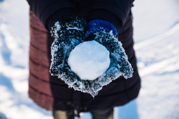 Zabawa na śniegu   © Filip Olejowski