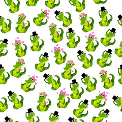 Obraz premium cute crocodile or alligator