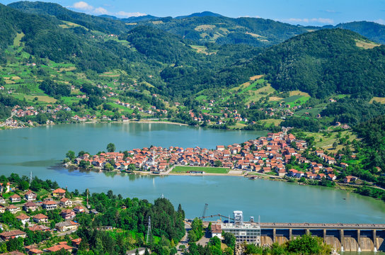 Beautiful lake peninsula (Divic, Zvornik - Bosnia and Herzegovina)