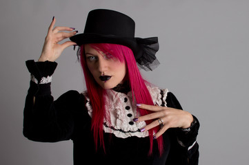 Dark lolita with hat #02