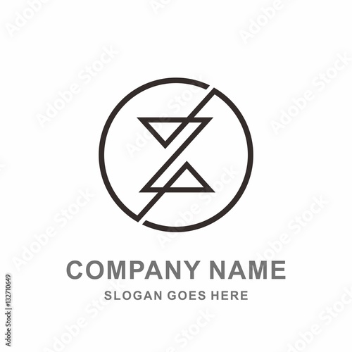 Monogram Letter Z Geometric Circle Triangle Fashion Arel Clothing Monogram Letter Z Geometric Circle Triangle Fashion Arel Clothing Business Company Stock Vector Logo Design Template
