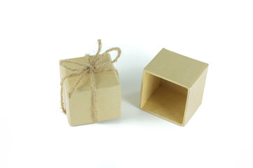 New year gift box or christmas paper box